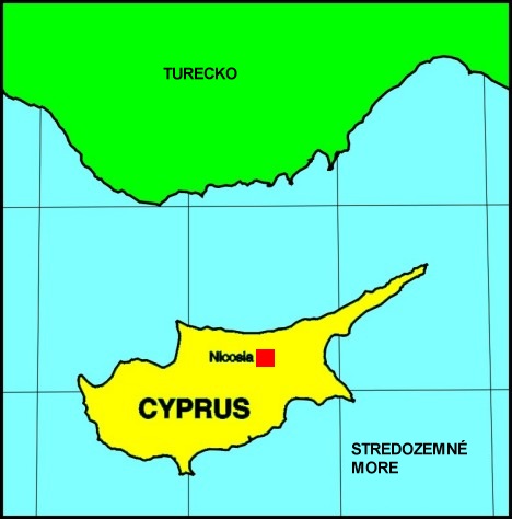 Mapa Cyprus - 0