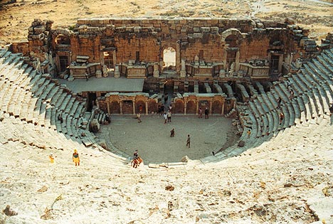 Turecko - Amfiteáter v Hierapolise - 11