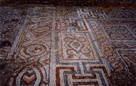 Turecko - Efez - zachovaná mozaika - 45