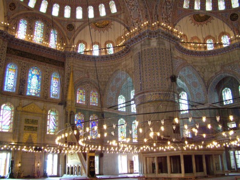 Turecko - Sultan Ahmet camii, Modrá mešita - Istanbul - 56