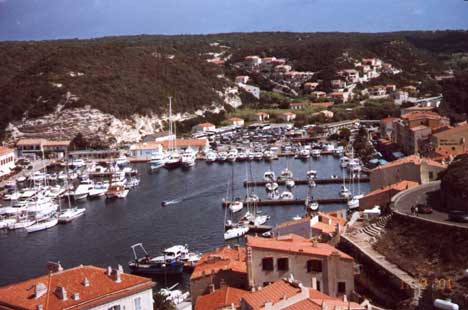 Korzika - prístav Bonifacio - 4