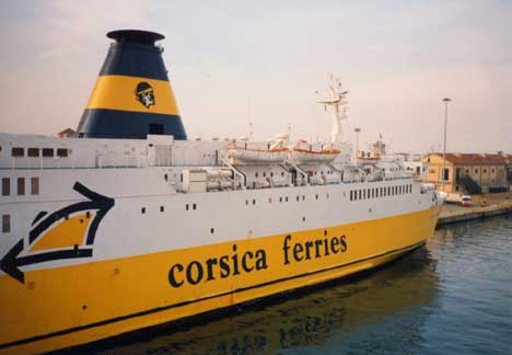 Korzika - Corsica ferries - trajekt z Livorna - 2