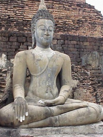 Thajsko - Buddha vo Wat Mahathat - 3