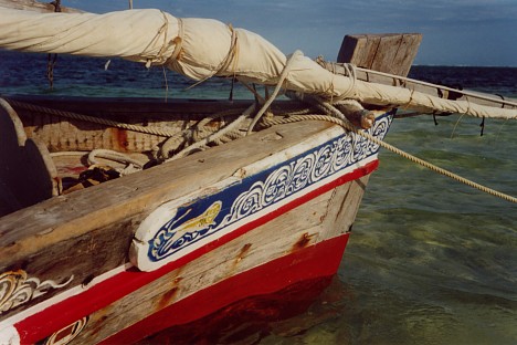 Keňa - Dhows (tradičné arabské lode) - 3