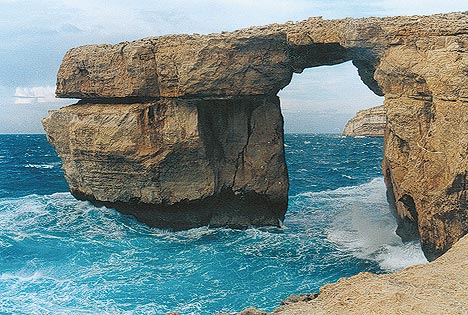 Malta - Nádherné skalné útvary Morské okno - 3