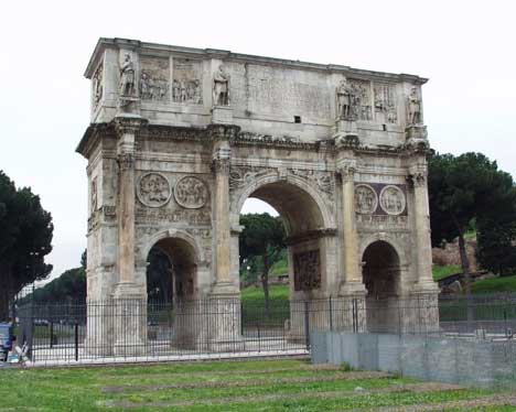 Rím - Konštantínov oblúk - 11