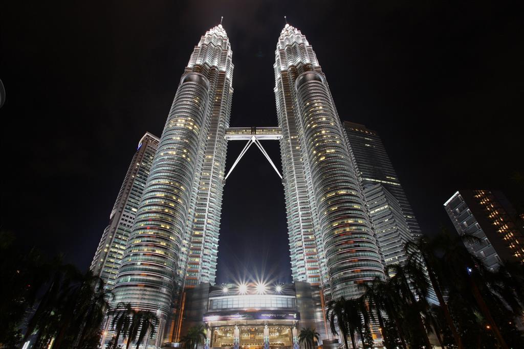 Fascinujúce nočné dvojičky sú symbolom Kuala Lumpur