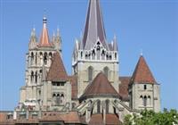 Švajčiarsky okruh  - Autobusový poznávací zájazd, Švajčiarsko, Lausanne, katedrála Notre - Dame - 2