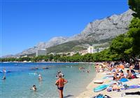 Makarska, Chorvatsko - pláž