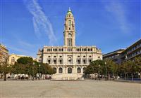 Porto - , Letecký poznávací zájazd, Portugalsko, Porto, námestie Aliados - 2