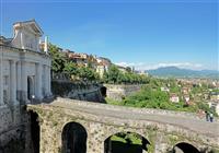 , autobusový poznávací zájazd, Talianske alpské jazerá, Bergamo, Porta San Giacomo