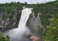 Vodopády Montmorency v provincii Quebec